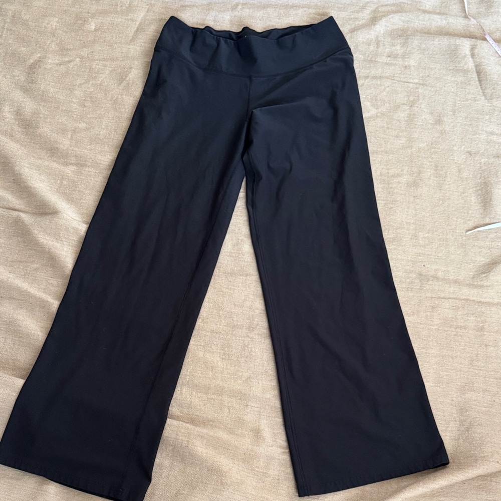 Nike Women's Black Wide-Leg Trousers
